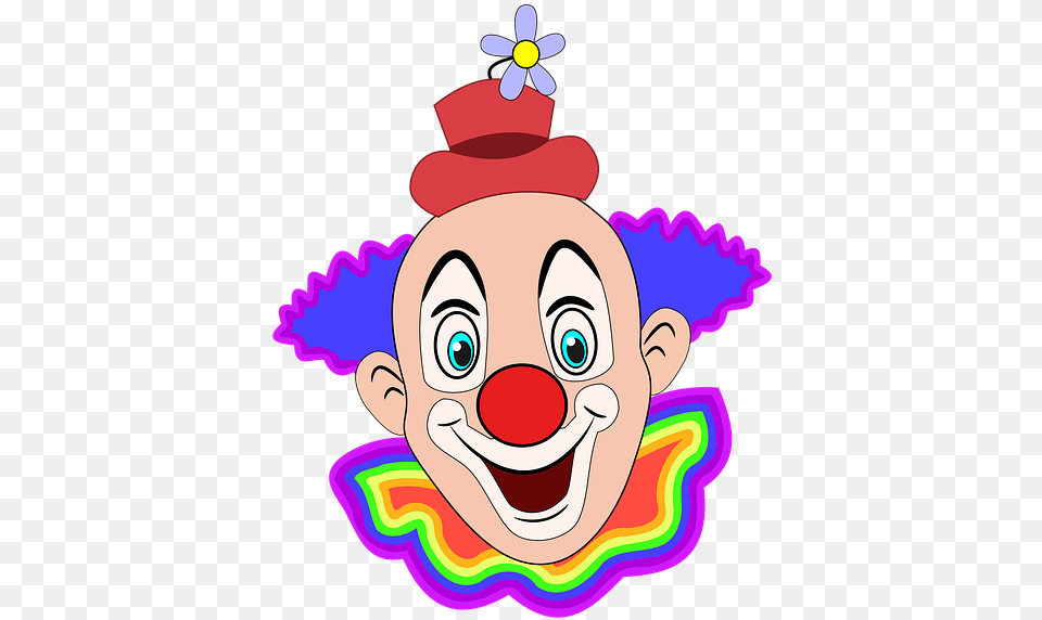 Circus Animal Clown Entertainment Party Carnival Cartoon, Performer, Person, Face, Head Free Png