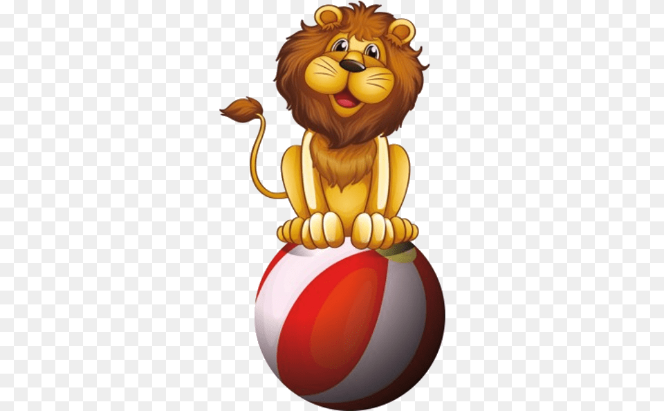 Circus Animals High Quality Lion Clipart, Animal, Mammal, Wildlife, Baby Png Image