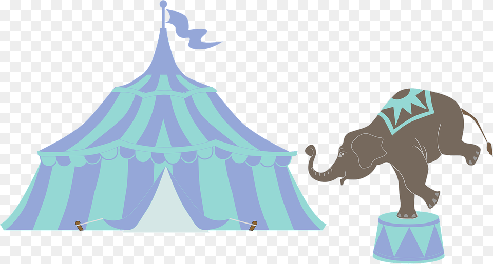 Circus Clipart, Leisure Activities, Animal, Mammal, Elephant Png Image