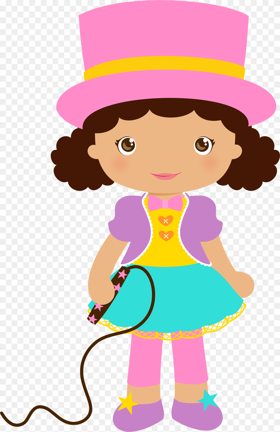 Circus Clipart Girls, Baby, Person, Face, Head Free Png Download