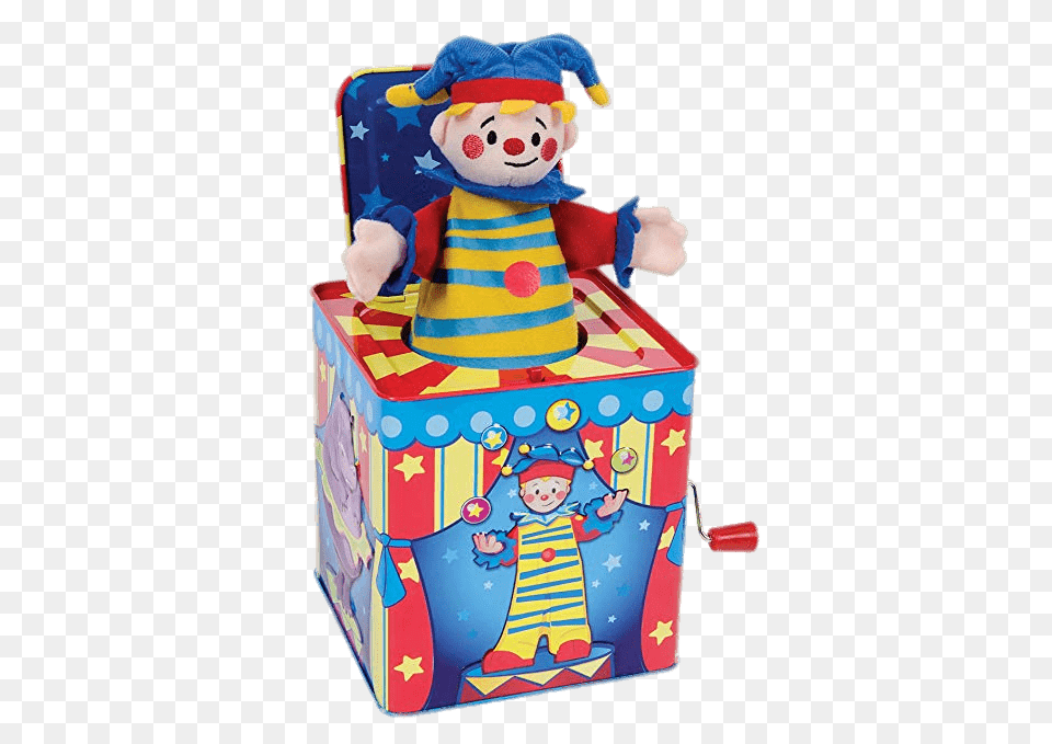 Circus Clown Jack In The Box, Baby, Person, Performer, Teddy Bear Free Png Download