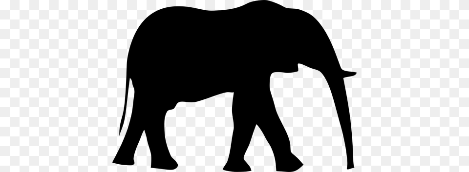 Circus Elephant Vector, Gray Free Transparent Png