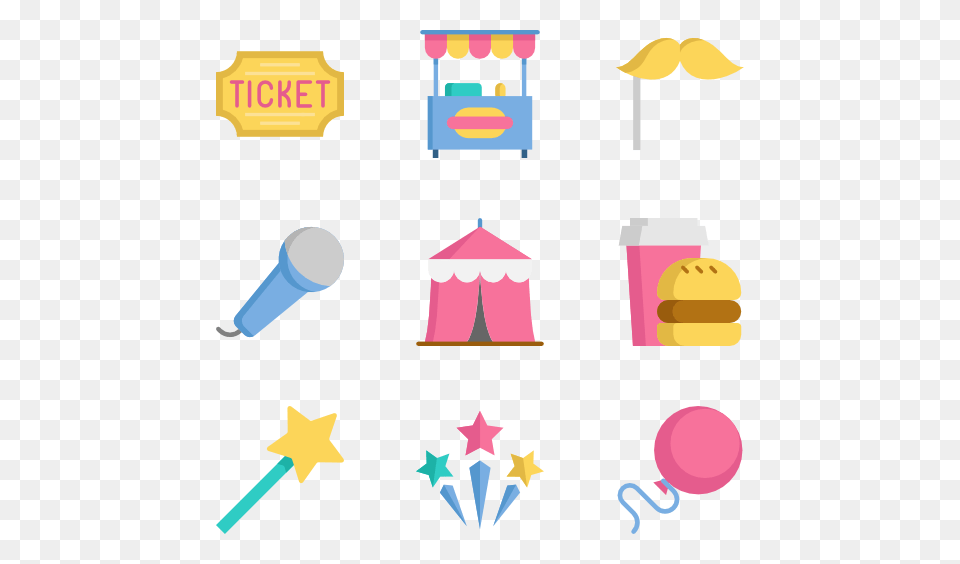 Circus Icons, People, Person, Cream, Dessert Free Transparent Png