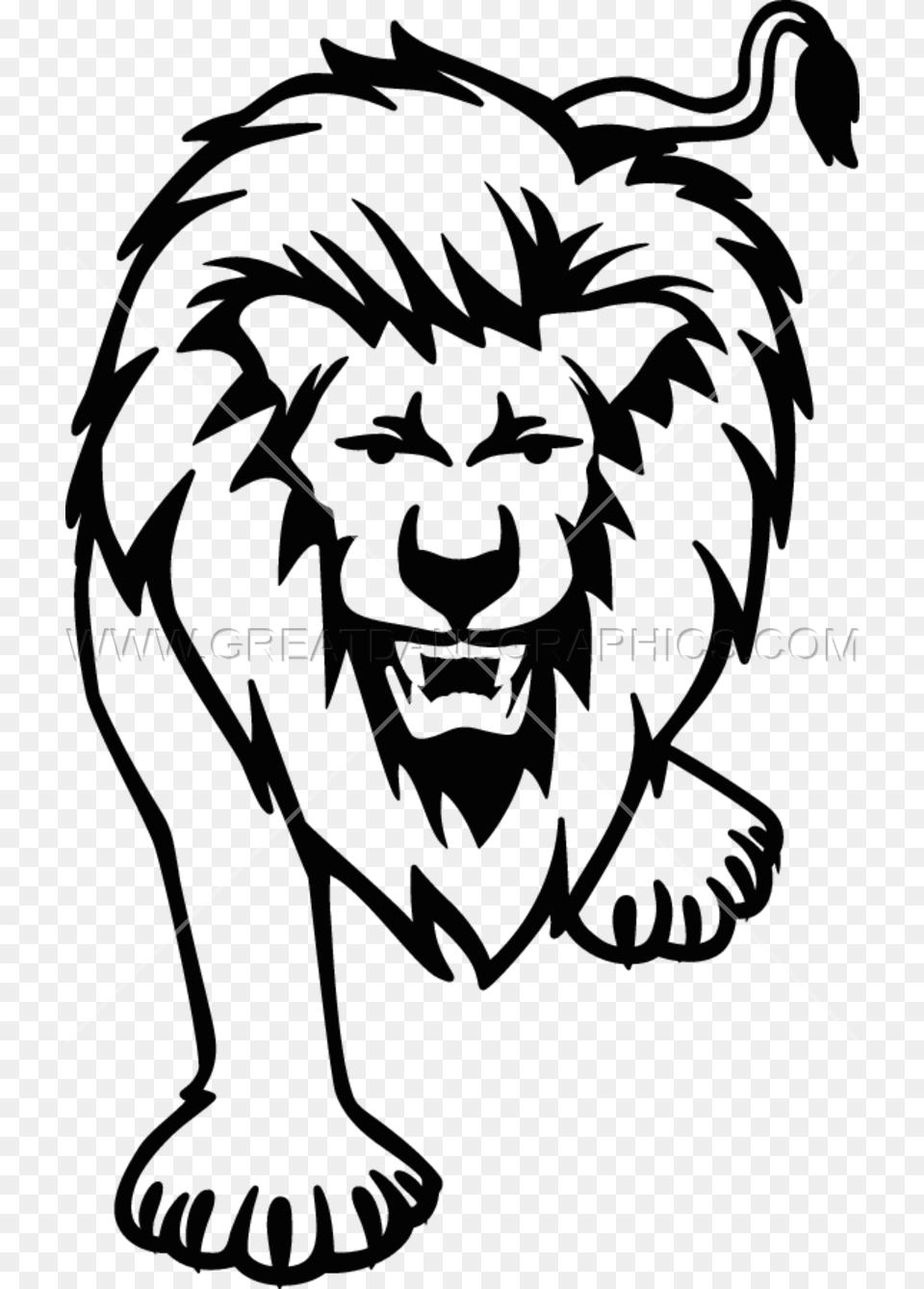 Circus Lion Black And White Person, Face, Head, Animal Free Transparent Png