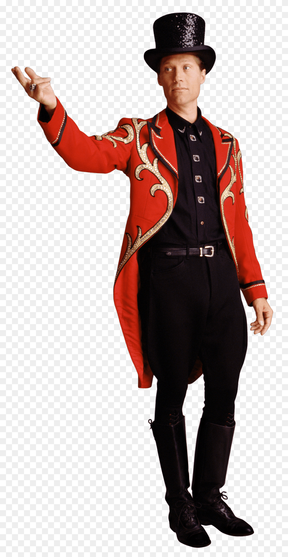 Circus Ringmaster, Sleeve, Clothing, Long Sleeve, Person Free Png