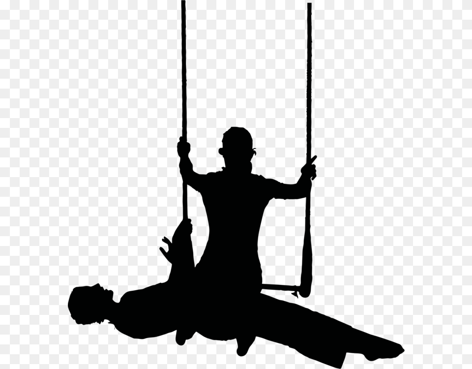 Circus Silhouette Painting Street Art, Swing, Toy Free Transparent Png