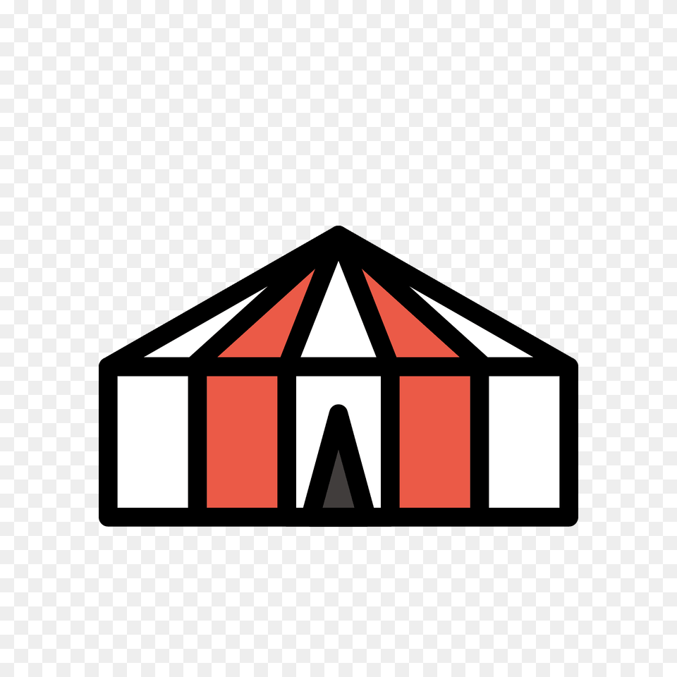 Circus Tent Emoji Clipart, Outdoors, Leisure Activities Free Png