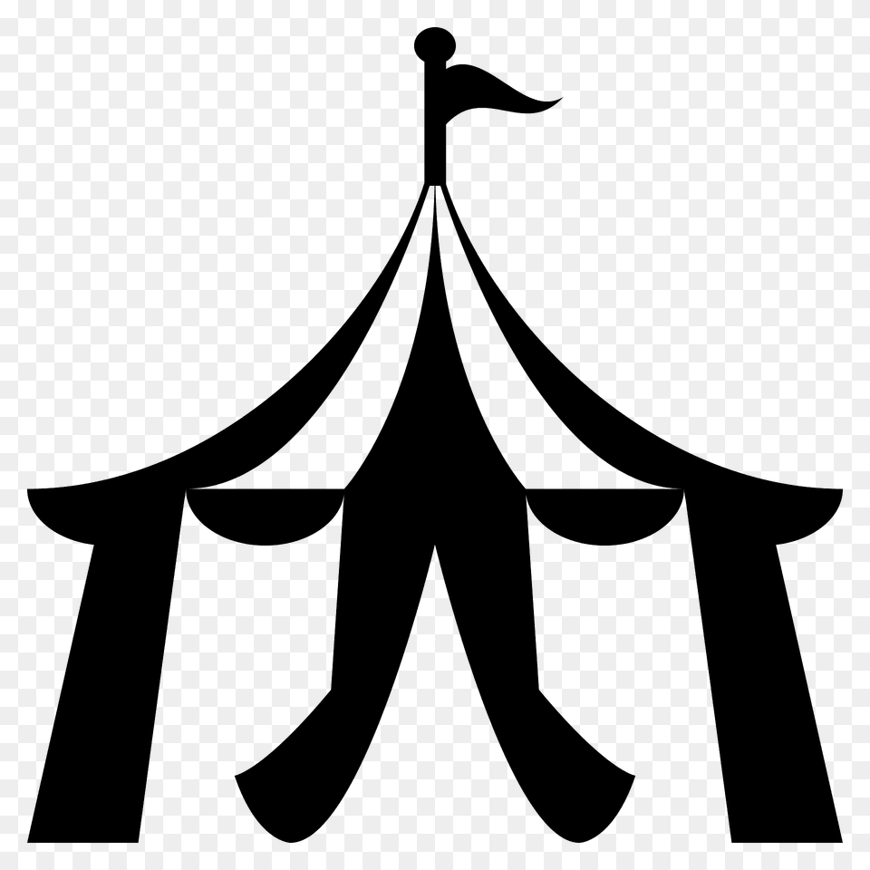 Circus Tent Emoji Clipart, People, Person, Leisure Activities, Stencil Png Image