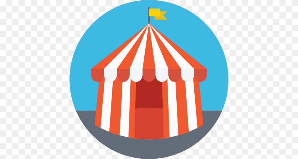 Circus Tent Icon, Leisure Activities Png Image