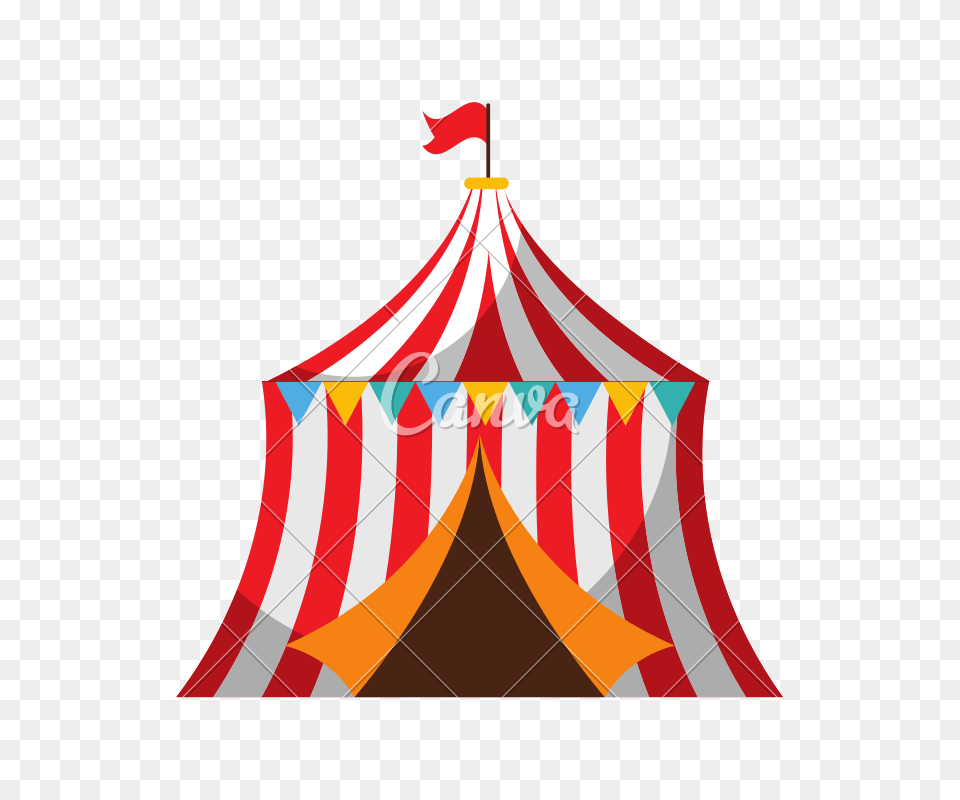 Circus Tent Isolated Icon, Leisure Activities Free Transparent Png