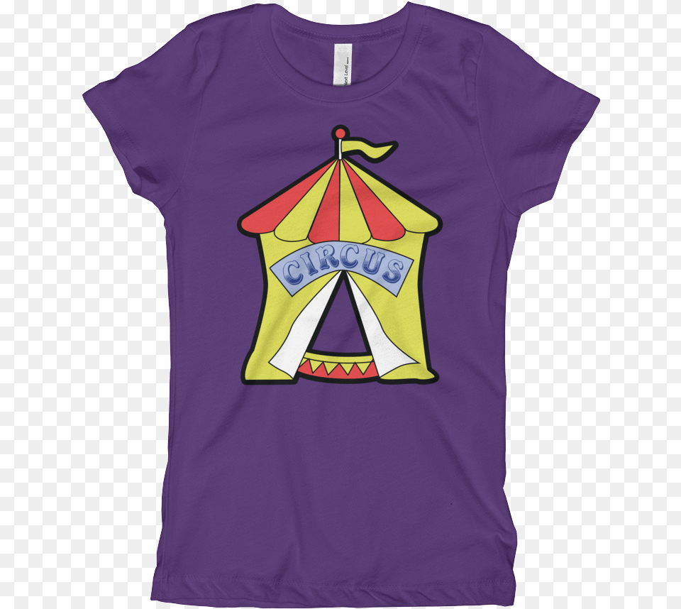 Circus Tent Kid S T Shirt T Shirt, Clothing, T-shirt, Purple Free Png