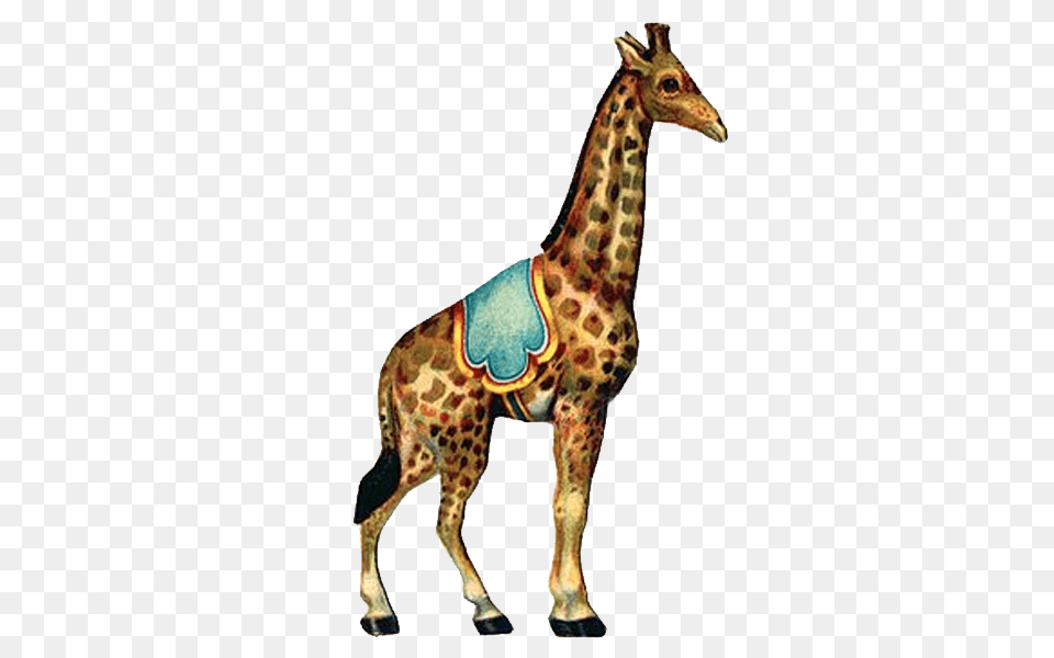 Circus Vintage Giraffe, Animal, Mammal, Wildlife Free Transparent Png