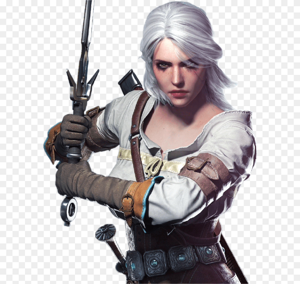 Ciri The Witcher 3, Adult, Person, Woman, Glove Free Png