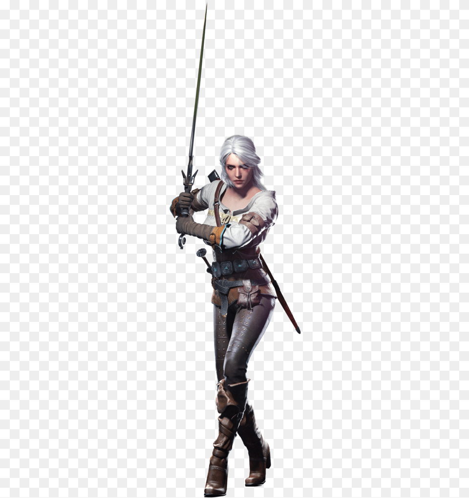 Ciri The Witcher 3 Ciri The Witcher, Weapon, Sword, Adult, Person Png