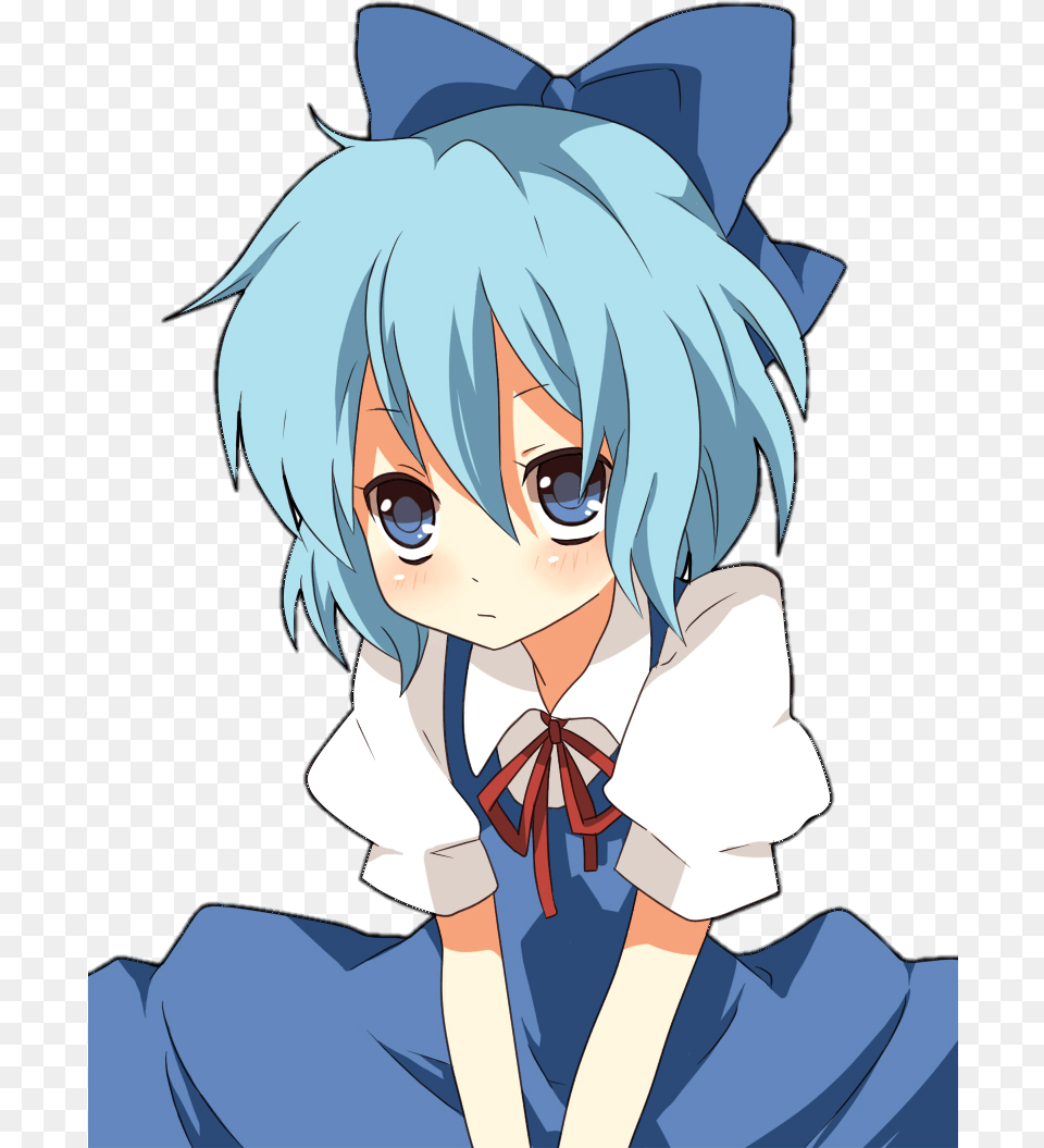 Cirno Confused Cirno Cute, Book, Comics, Publication, Baby Free Transparent Png