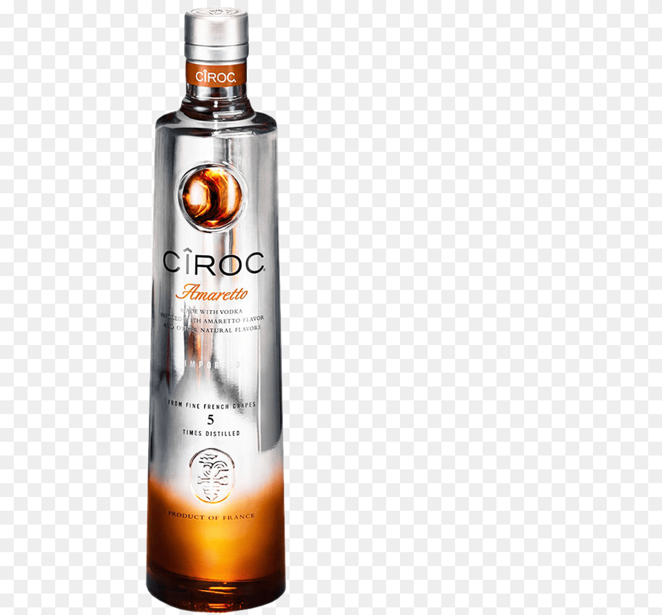 Ciroc Amaretto Vodka Ciroc Amaretto Flavoured Vodka, Alcohol, Beverage, Liquor, Bottle Free Png Download