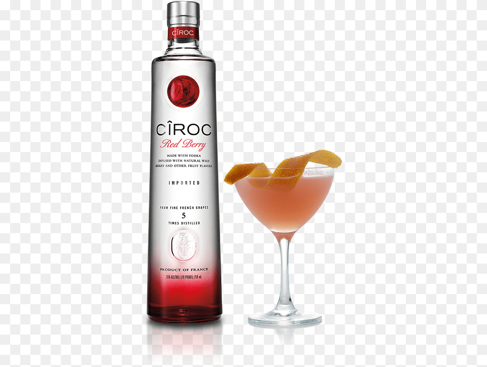 Ciroc Cosmo Ciroc Amaretto Flavoured Vodka, Alcohol, Beverage, Plant, Orange Free Png