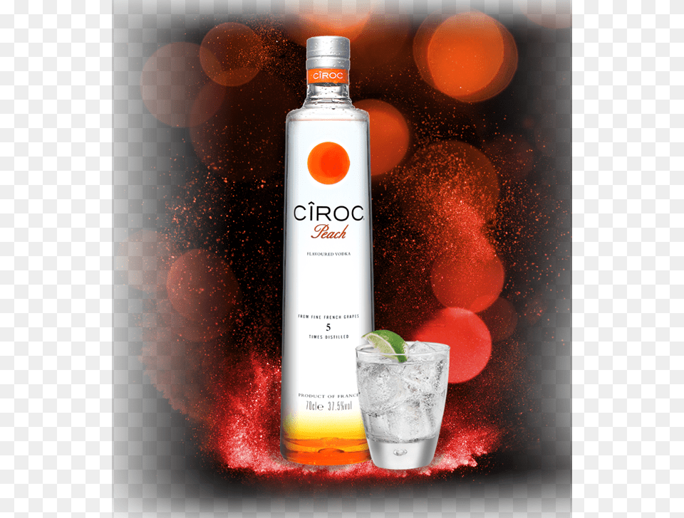 Ciroc Peach Bottle Ciroc Coconut, Beverage, Alcohol, Liquor, Cocktail Png