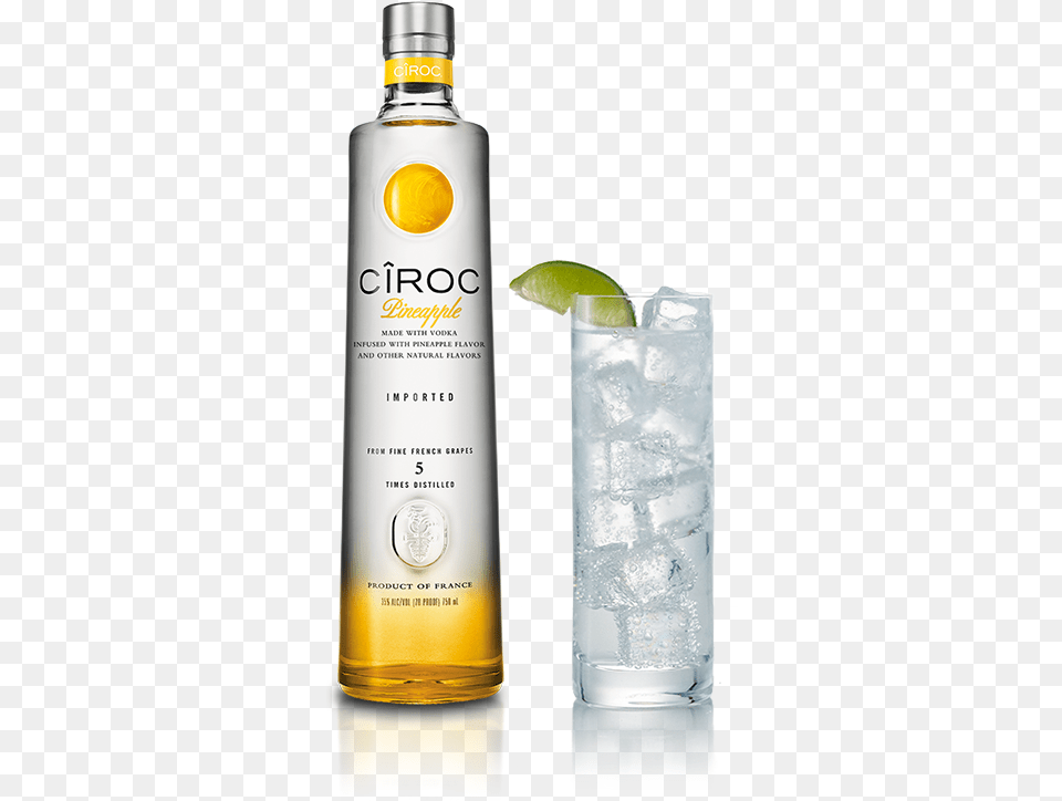 Ciroc Vodka Pina Colada, Alcohol, Beverage, Liquor, Gin Png Image