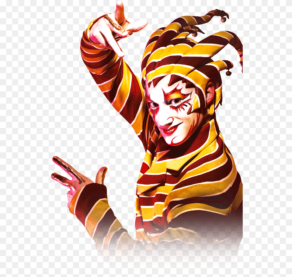 Cirque Du Soleil Artist, Glove, Clothing, Person, Performer Free Png Download