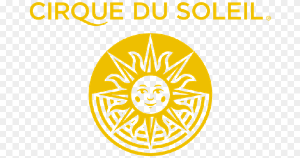 Cirque Du Soleil Sun, Logo, Gold, Symbol, Face Png Image