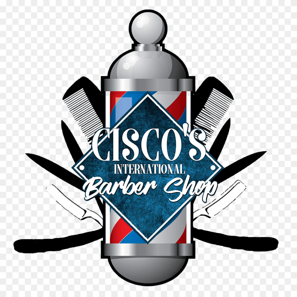 Cisco Barbershop A Diverse New York Style Barber Shop, Bottle, Tin Free Transparent Png