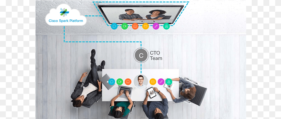 Cisco Spark Board In Cloud 2 Cisco Spark Board 55 Video Conferencing Device, Adult, Shoe, Person, People Free Png Download