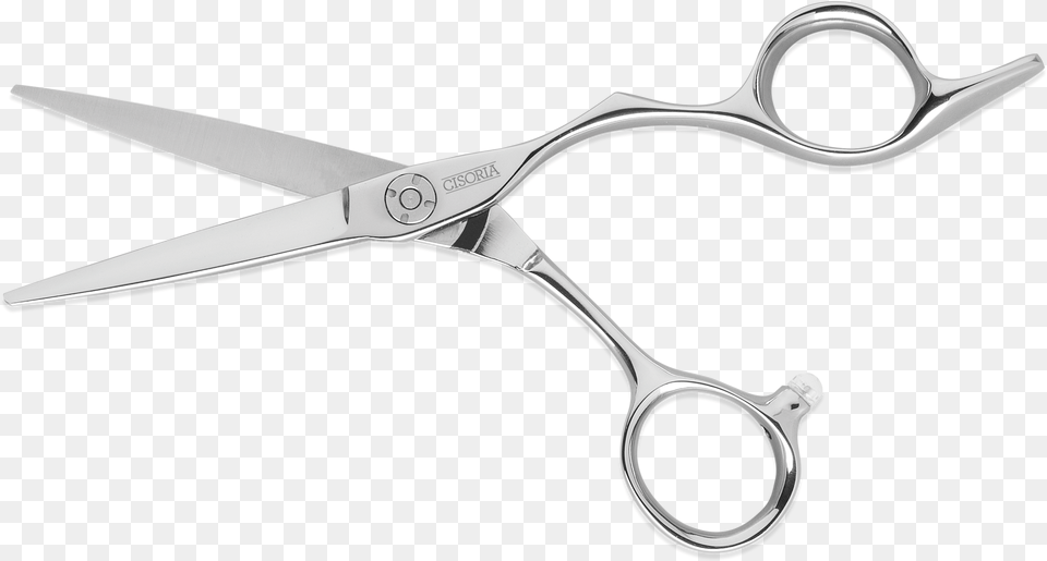 Cisoria Scissor Silver Open Hair Scissors, Blade, Shears, Weapon, Dagger Png