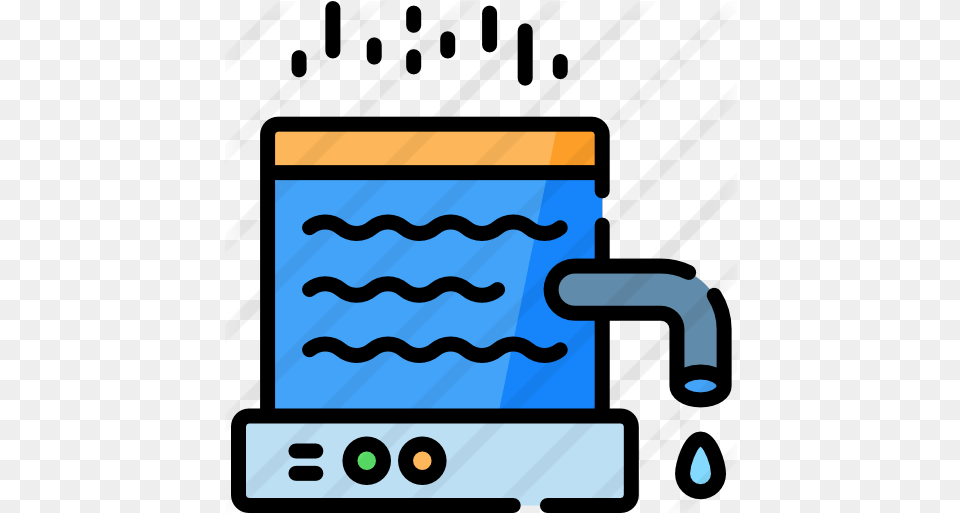 Cistern Pipe And Cistern Icon, Cup, Device Png Image