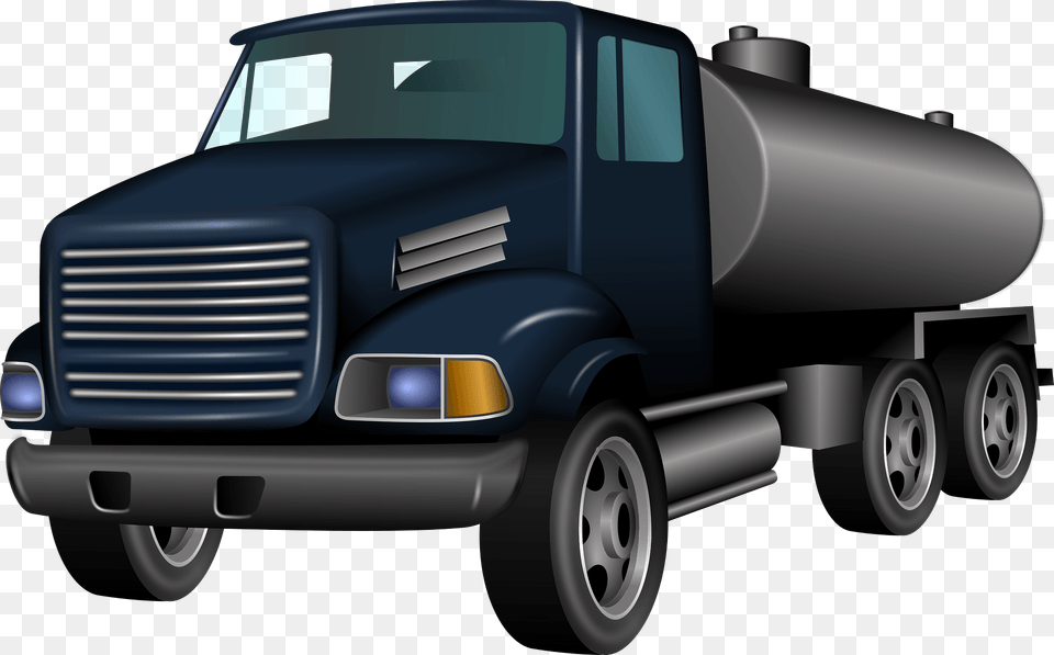 Cistern Truck Clipart, Trailer Truck, Transportation, Vehicle, Car Png Image