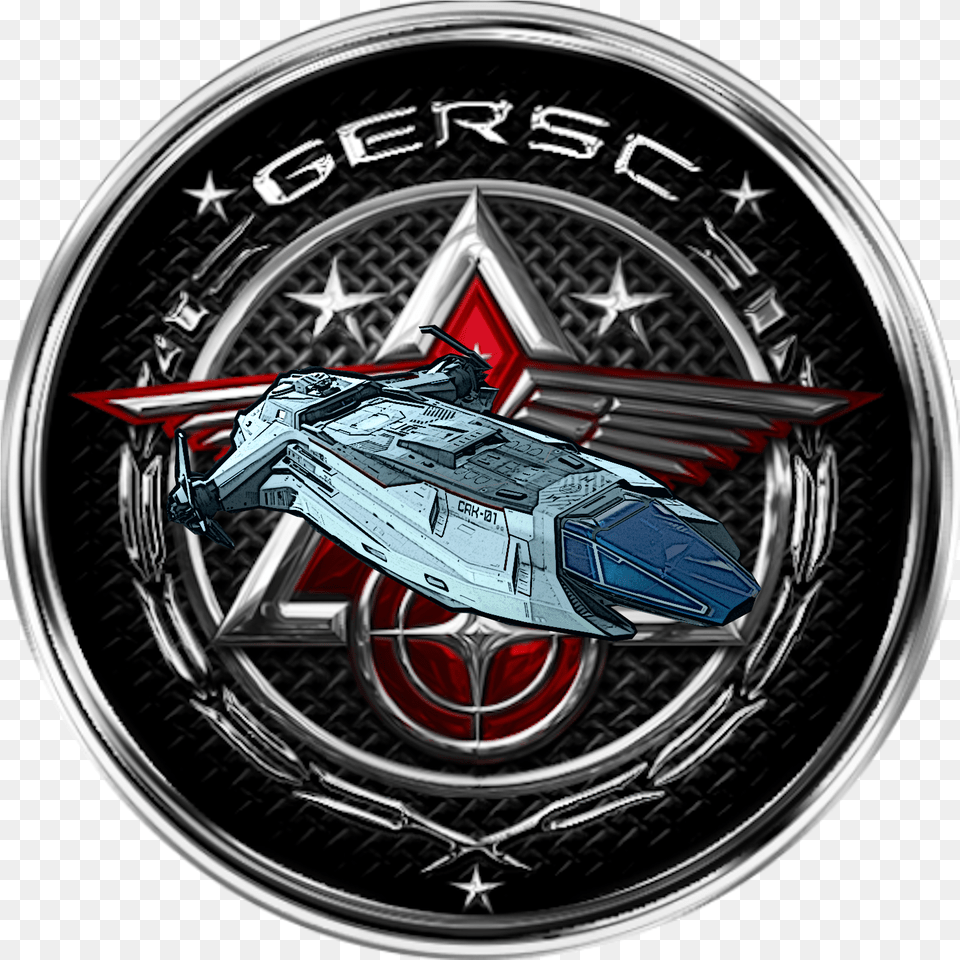 Citizen Spotlight Orga Ship Logo Roberts Space Emblem, Symbol, Machine, Wheel Free Png Download
