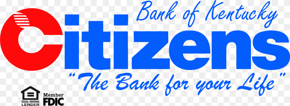 Citizens Bank Of Kentucky Logo Member Fdic, Text, Blackboard Png Image