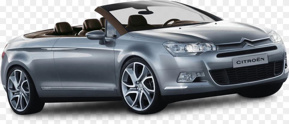 Citroen C5 Airscape Grey Car Image Pngpix C5 Airscape, Wheel, Vehicle, Transportation, Convertible Free Png