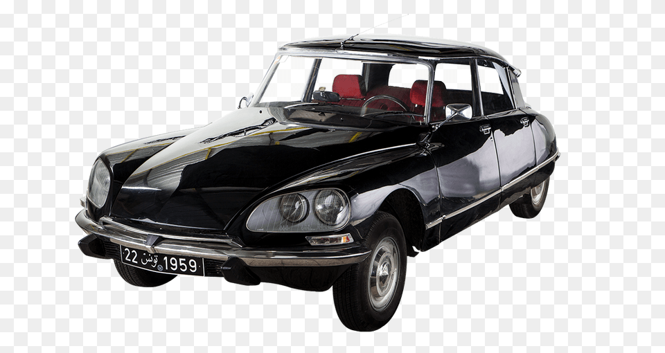 Citroen Ds Black, Car, Transportation, Vehicle, Machine Free Png