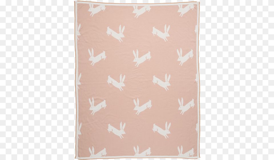 Citt Jack Rabbit Cotton Knit Cot Blanket, Home Decor, Cushion, White Board Png