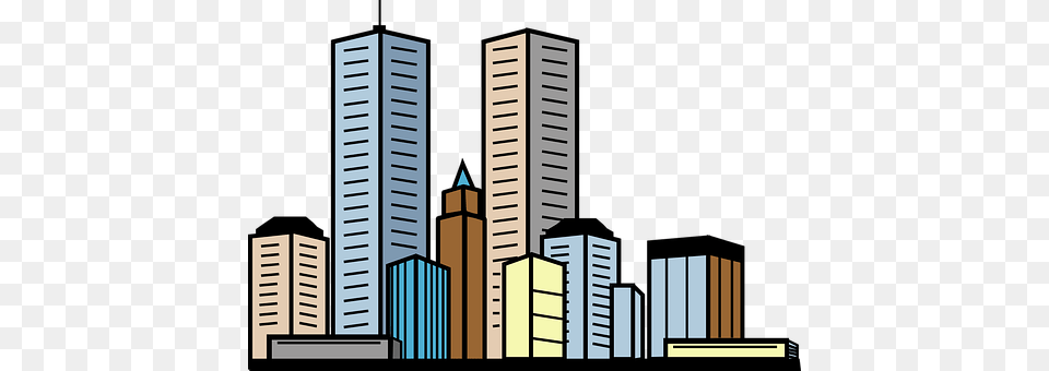 City Architecture, Skyscraper, Office Building, Metropolis Free Png Download