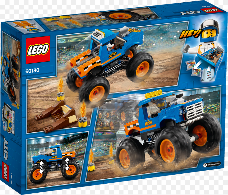 City Monster Truck Large, Machine, Wheel, Person, Buggy Free Png