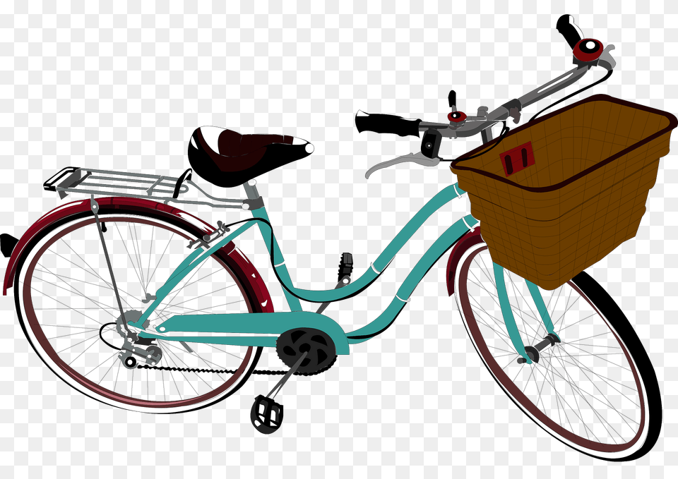 City Bicycle Clipart, Transportation, Vehicle, Machine, Wheel Free Png Download