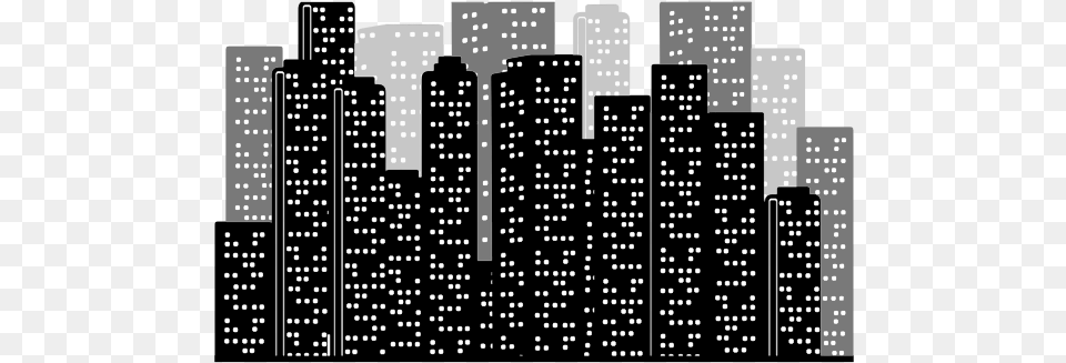 City Block Skyline Gedung Vector, Urban, Domino, Game Free Transparent Png
