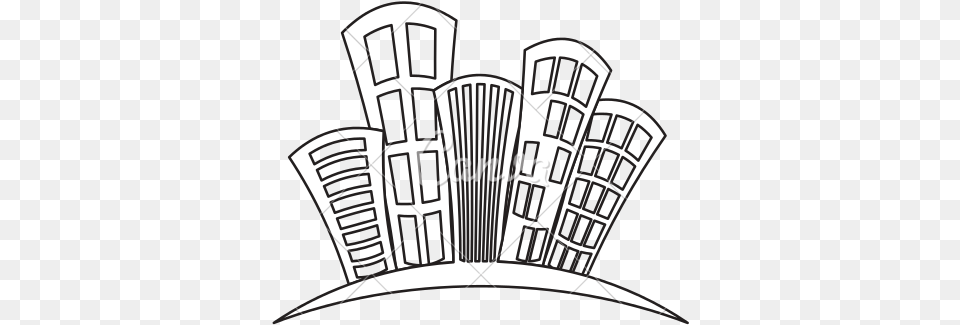 City Buildings Drawing At Getdrawings Building Doodle Transparent, Emblem, Symbol Free Png Download