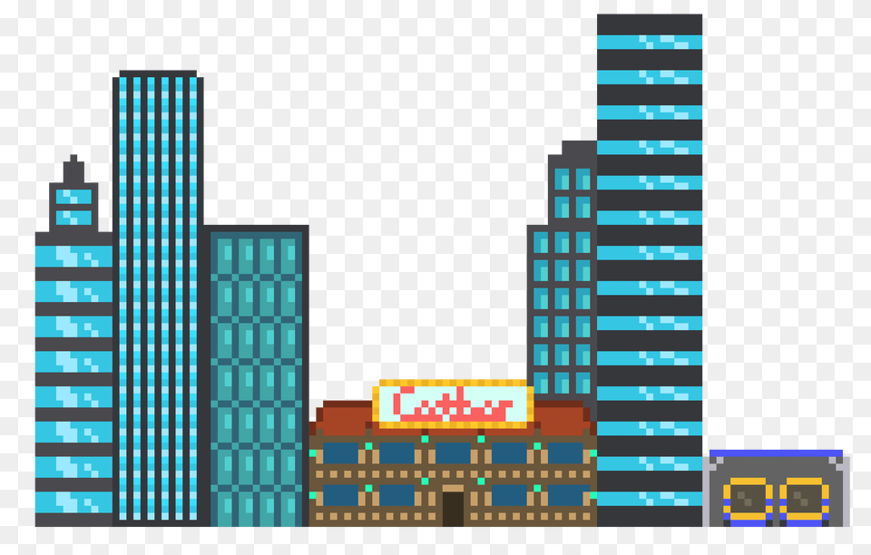 City Buildings Pixel Art Maker, Urban, Architecture, Building, High Rise Free Png Download