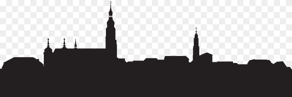 City Buildings Silhouette Clip, Bag Free Png Download