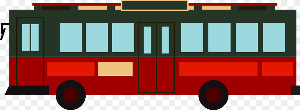 City Bus Clipart, Transportation, Vehicle, Scoreboard Free Png