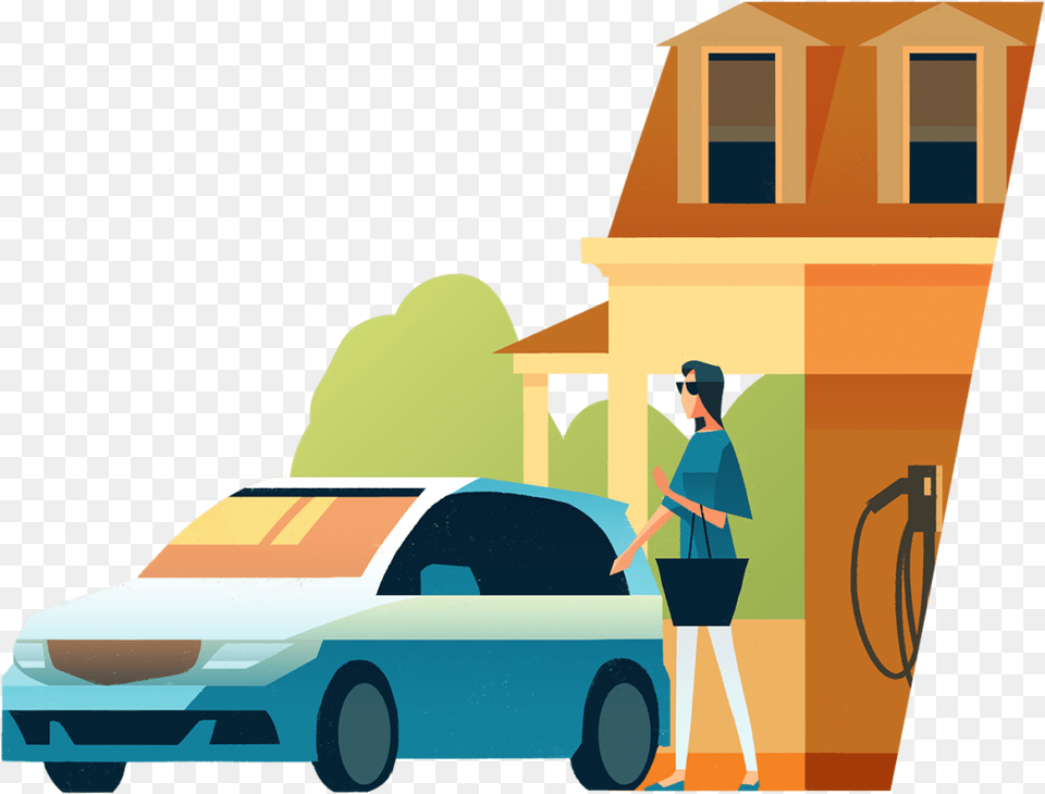 City Car, Neighborhood, Person, Cleaning, Adult Free Png Download
