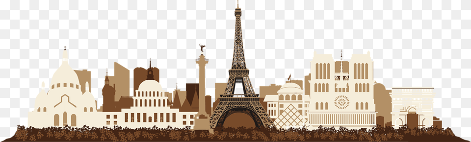 City Clipart Paris Paris Transparent, Architecture, Building, Spire, Tower Free Png