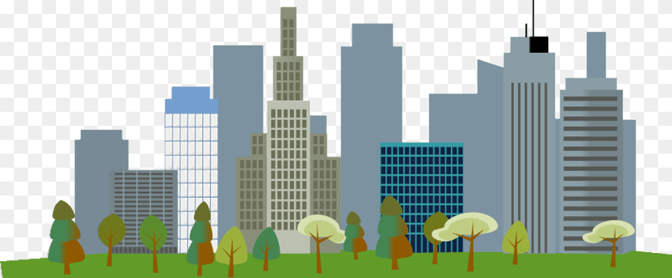 City Clipart Transparent Background, Architecture, Skyscraper, Metropolis, High Rise Free Png