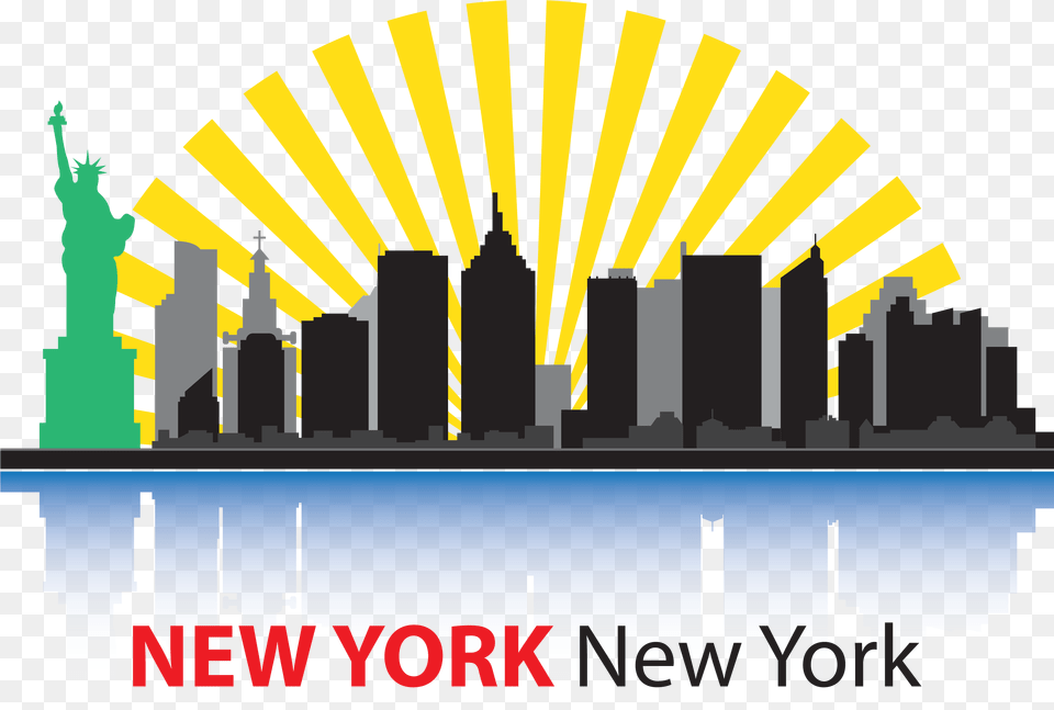 City Clipart Transparent New York Clip Art, Metropolis, Urban, Stage, Graphics Png