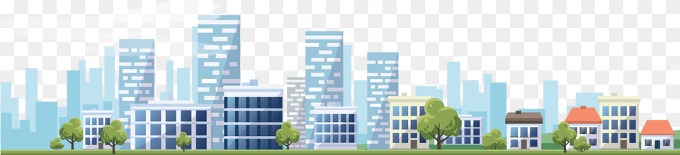 City Footer Real Estate Footer Background, Architecture, Office Building, Neighborhood, Metropolis Png