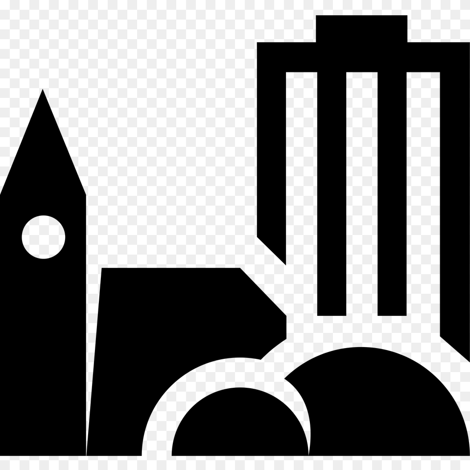 City Icon, Gray Free Transparent Png