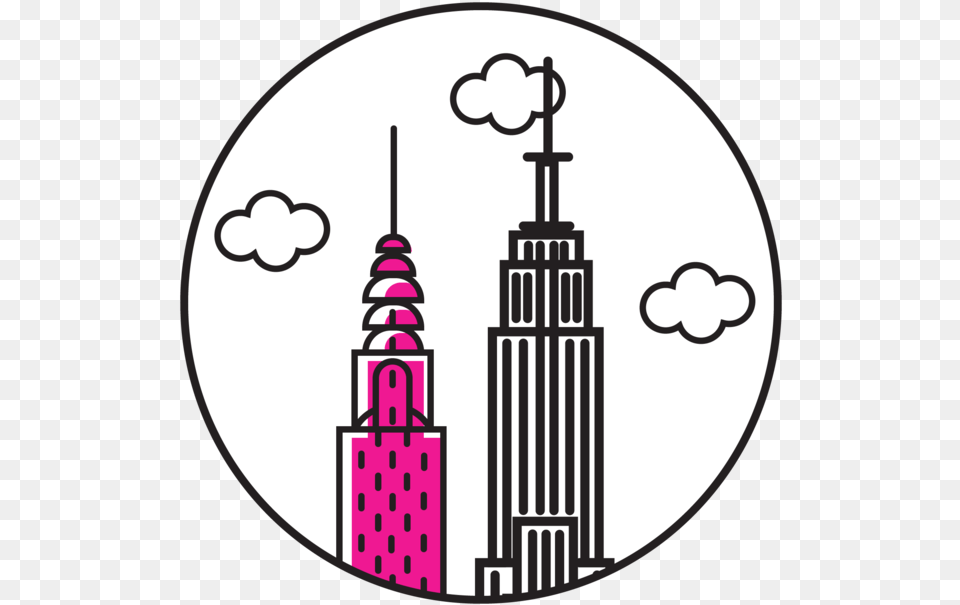 City Icons Pink 03 Illustration, Disk Png